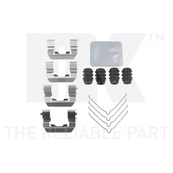 Kit d'accessoires, plaquette de frein à disque NK 79341707