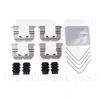Kit d'accessoires, plaquette de frein à disque NK 79341709