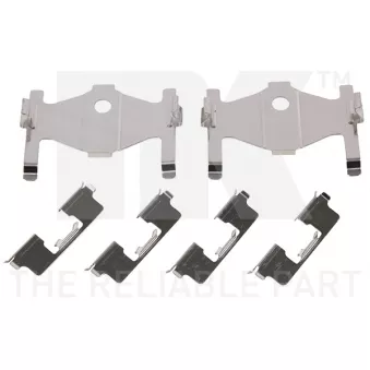 Kit d'accessoires, plaquette de frein à disque NK 79341710