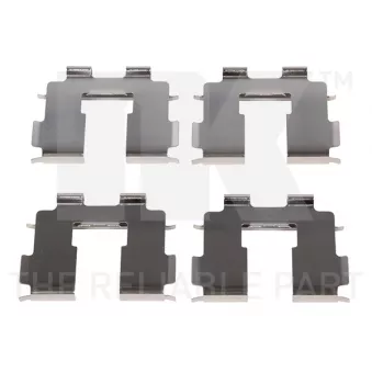 Kit d'accessoires, plaquette de frein à disque NK 79341717