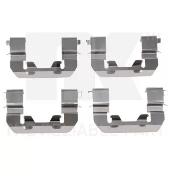 Kit d'accessoires, plaquette de frein à disque NK 79341719