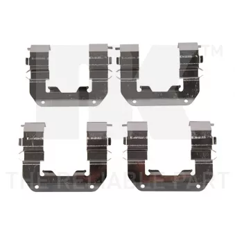 Kit d'accessoires, plaquette de frein à disque NK 79341767