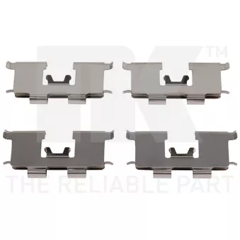 Kit d'accessoires, plaquette de frein à disque NK 7934667
