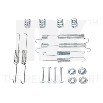 Kit d'accessoires, mâchoire de frein NK 7934770