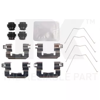 Kit d'accessoires, plaquette de frein à disque NK 7934896