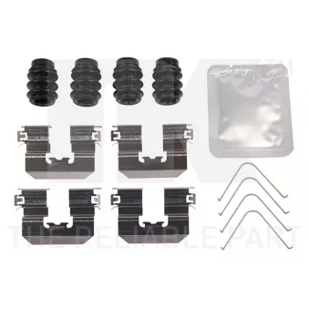 Kit d'accessoires, plaquette de frein à disque NK 7934898