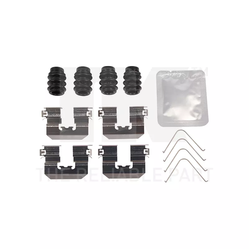 Kit d'accessoires, plaquette de frein à disque NK 7934898