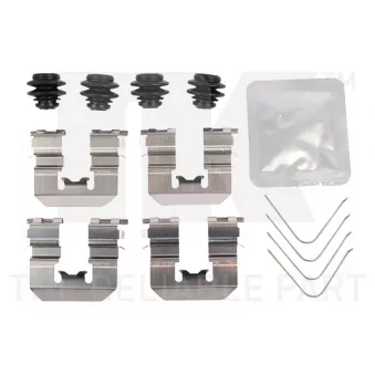 Kit d'accessoires, plaquette de frein à disque NK 7934900