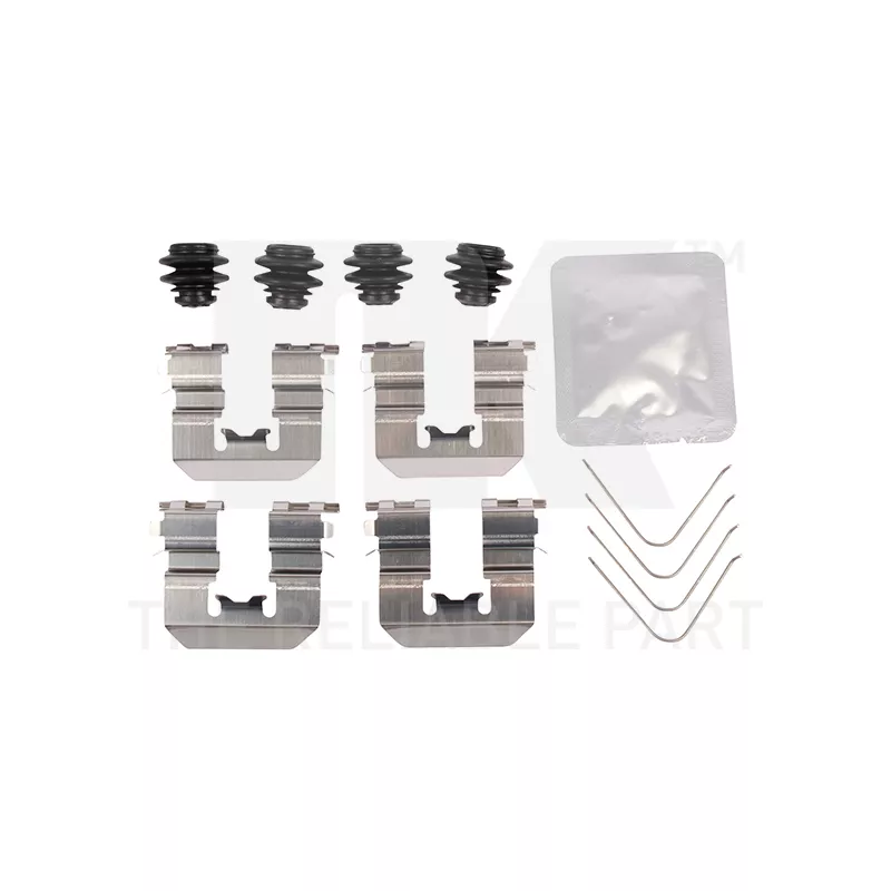 Kit d'accessoires, plaquette de frein à disque NK 7934900
