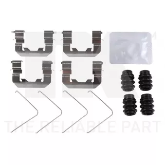 Kit d'accessoires, plaquette de frein à disque NK 79351663