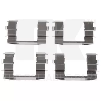 Kit d'accessoires, plaquette de frein à disque NK 79351664