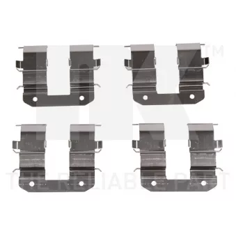 Kit d'accessoires, plaquette de frein à disque NK 79351734