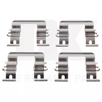 Kit d'accessoires, plaquette de frein à disque NK 7935696