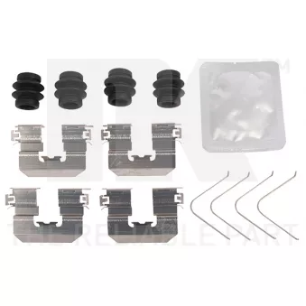 Kit d'accessoires, plaquette de frein à disque NK 7935980