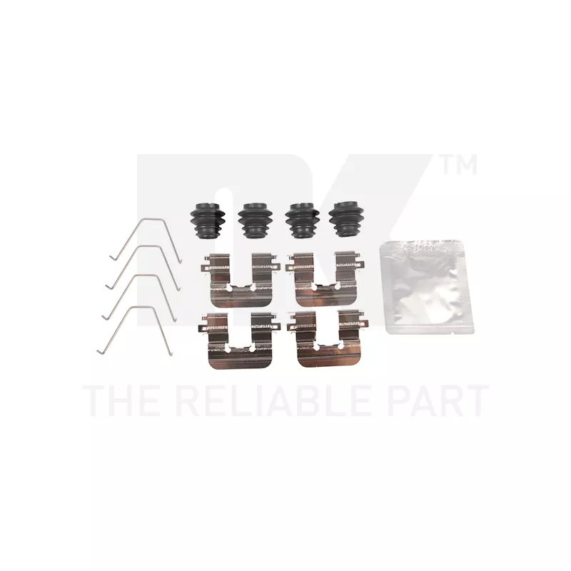 Kit d'accessoires, plaquette de frein à disque NK 7935981