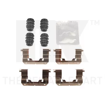 Kit d'accessoires, plaquette de frein à disque NK 7935986