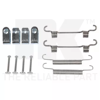 Kit d'accessoires, mâchoires de frein de stationnement NK 7935987