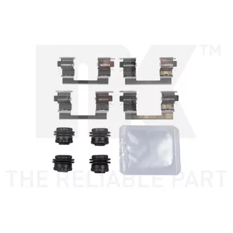 Kit d'accessoires, plaquette de frein à disque NK 7936013