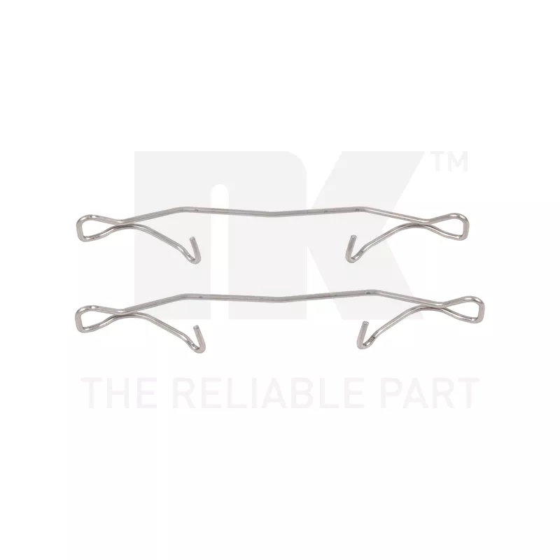 Kit d'accessoires, plaquette de frein à disque NK 7936180