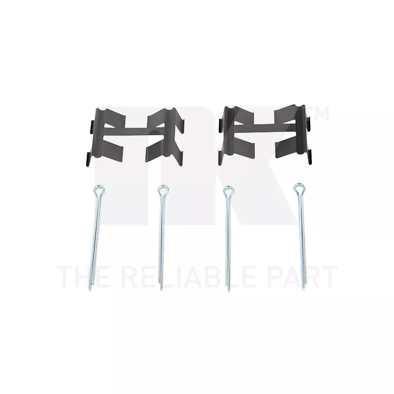 Kit d'accessoires, plaquette de frein à disque NK 7936972
