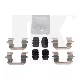 Kit d'accessoires, plaquette de frein à disque NK 7936979