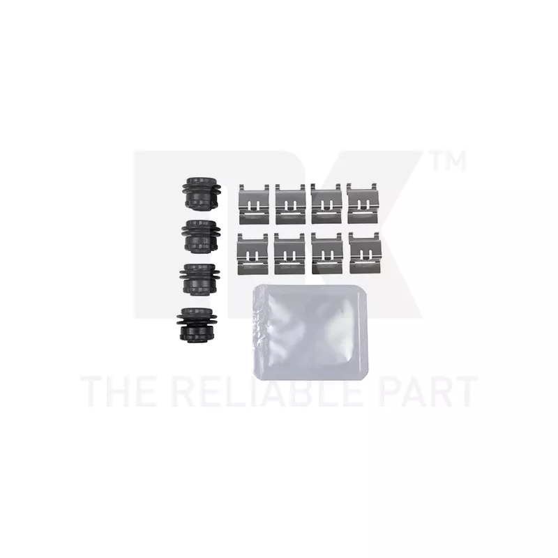 Kit d'accessoires, plaquette de frein à disque NK 7937146