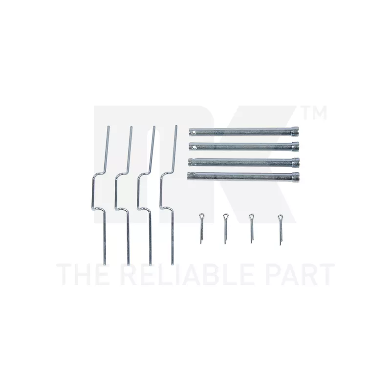Kit d'accessoires, plaquette de frein à disque NK 7940176