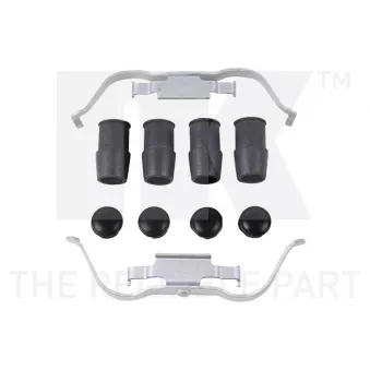 Kit d'accessoires, plaquette de frein à disque NK 79401790