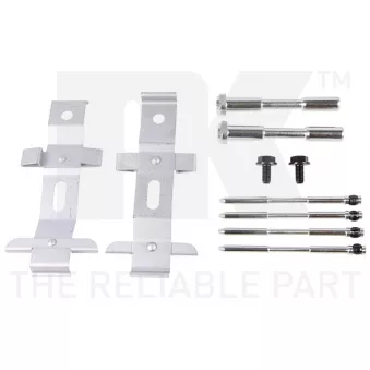 Kit d'accessoires, plaquette de frein à disque NK 79401894