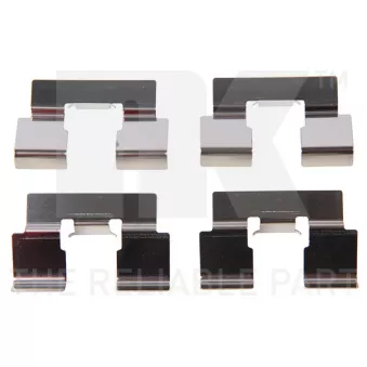 Kit d'accessoires, plaquette de frein à disque NK 7940214