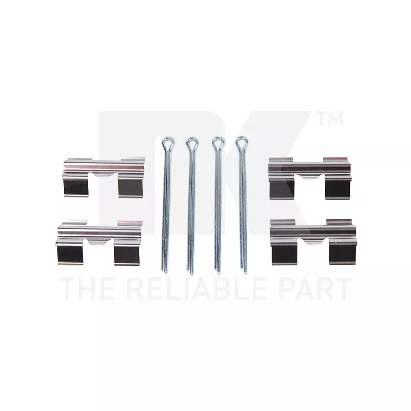 Kit d'accessoires, plaquette de frein à disque NK 7940969