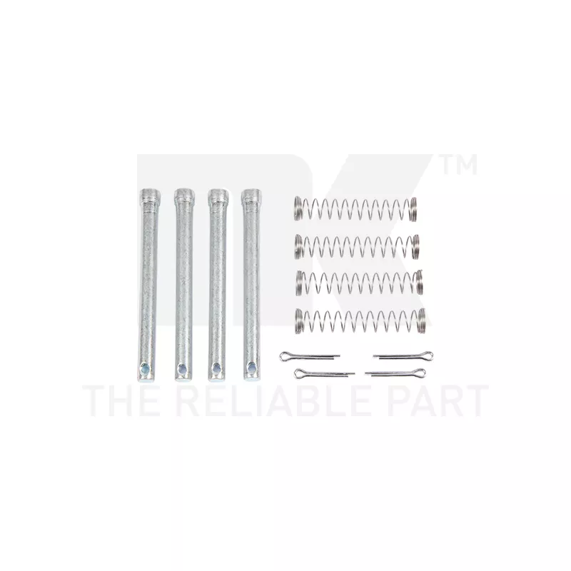 Kit d'accessoires, plaquette de frein à disque NK 7940970