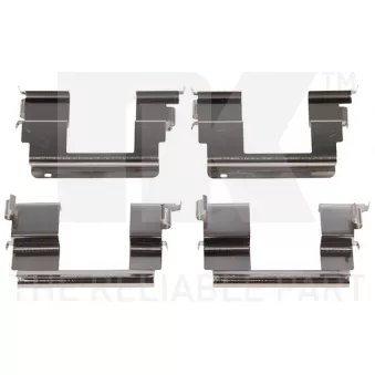 Kit d'accessoires, plaquette de frein à disque NK 79441783