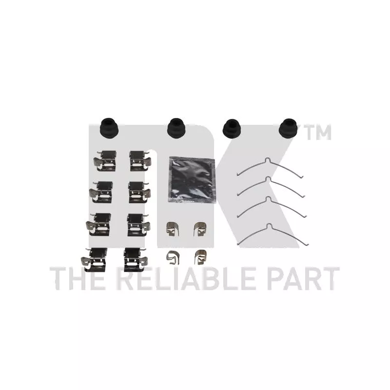 Kit d'accessoires, plaquette de frein à disque NK 79450001