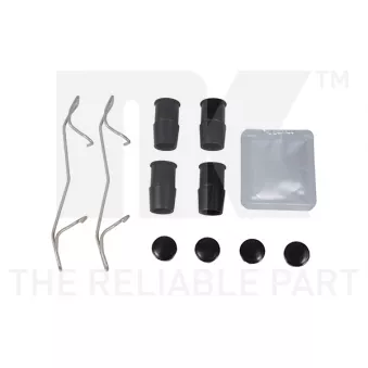 Kit d'accessoires, plaquette de frein à disque NK 7945061