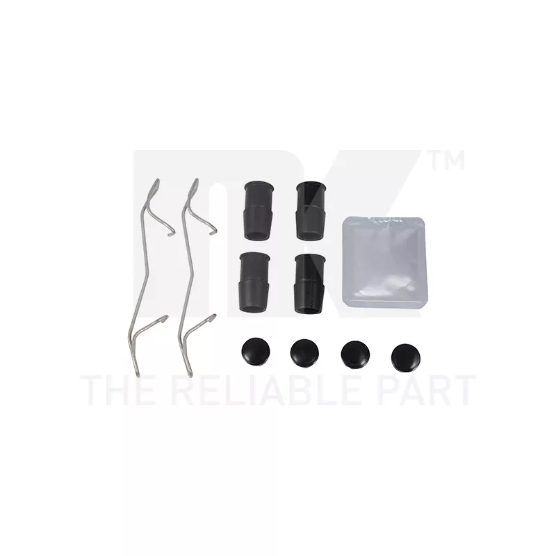 Kit d'accessoires, plaquette de frein à disque NK 7945061