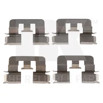 Kit d'accessoires, plaquette de frein à disque NK 79451741