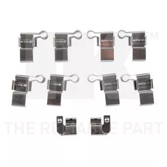 Kit d'accessoires, plaquette de frein à disque NK 7945238