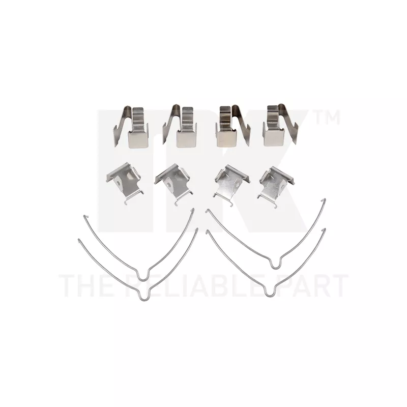 Kit d'accessoires, plaquette de frein à disque NK 7945261