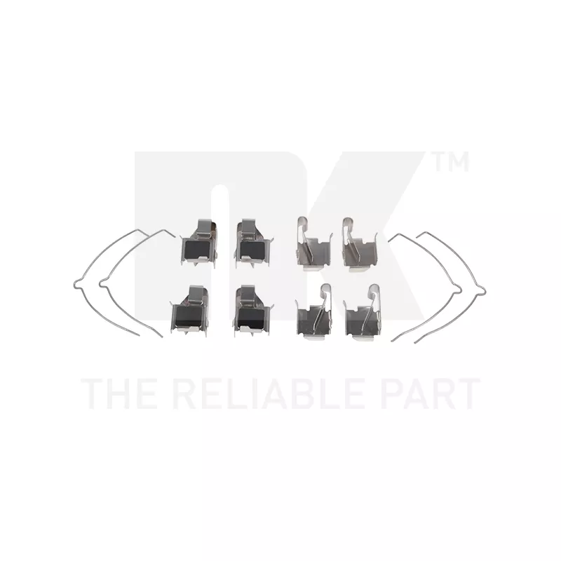 Kit d'accessoires, plaquette de frein à disque NK 7945269