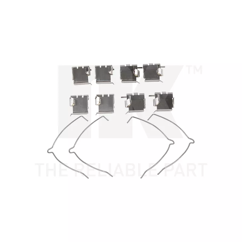 Kit d'accessoires, plaquette de frein à disque NK 7945289