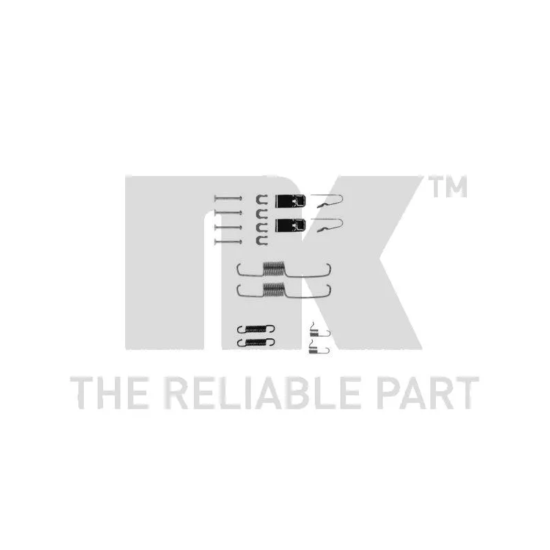 Kit d'accessoires, mâchoires de frein de stationnement NK 7945534