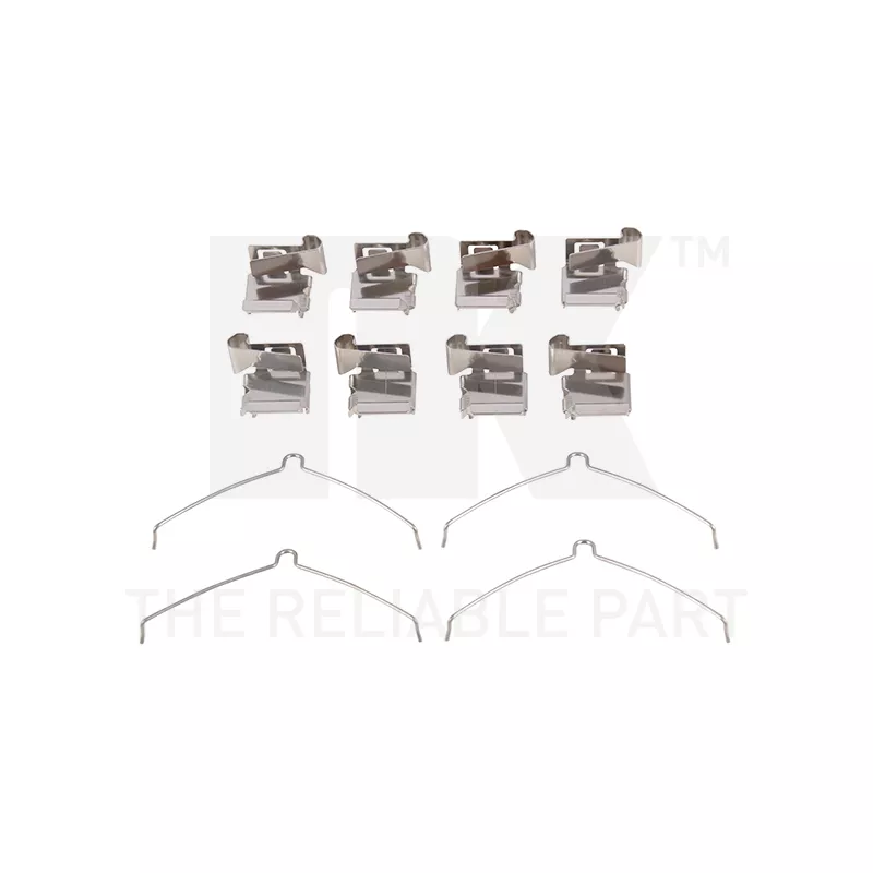 Kit d'accessoires, plaquette de frein à disque NK 7945622