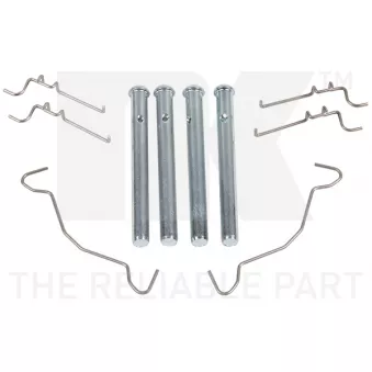 Kit d'accessoires, plaquette de frein à disque NK 7945683