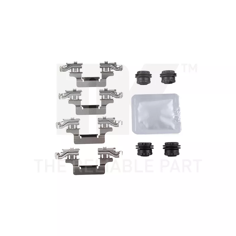 Kit d'accessoires, plaquette de frein à disque NK 7947002