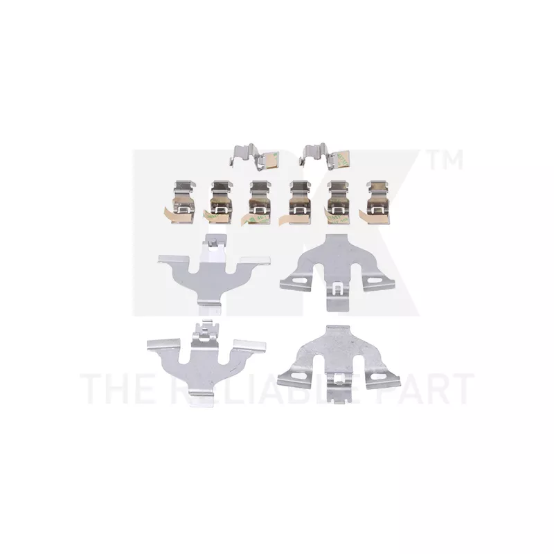 Kit d'accessoires, plaquette de frein à disque NK 7947042