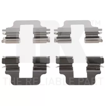 Kit d'accessoires, plaquette de frein à disque NK 79481712