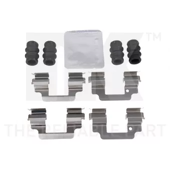 Kit d'accessoires, plaquette de frein à disque NK 79481806
