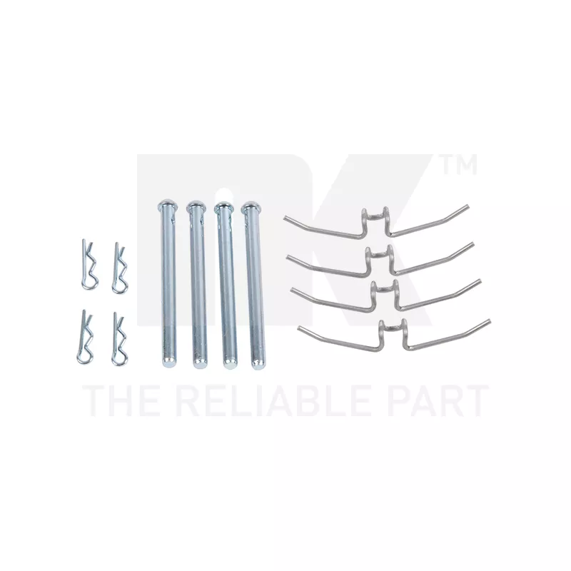 Kit d'accessoires, plaquette de frein à disque NK 7948901