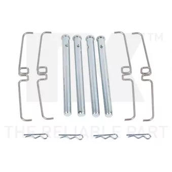 Kit d'accessoires, plaquette de frein à disque NK 7948965